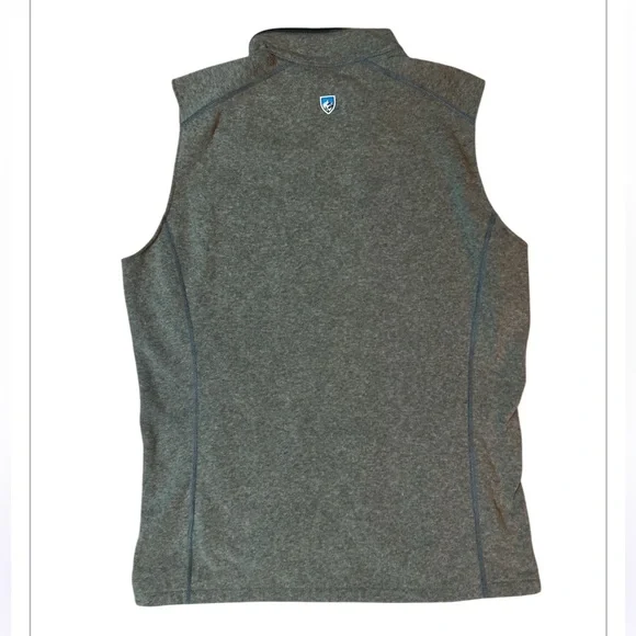 Kuhl Kashmira Full Zip Vest Color:Heathered Tan Size:Large - Picture 2 of 4